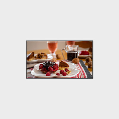 43 inch LCD-plaat met vier zijden 1000nits 0-50°C Displayfunctie