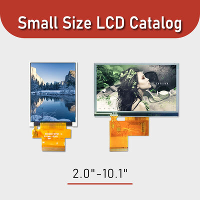 Klein formaat 2"-10,1" LCD-scherm Catalogus Helderheid 250-1000nits