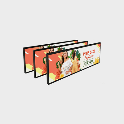 37-inch Bar Type Display LCD-reclame met slank ontwerp, volledig metalen omhulsel