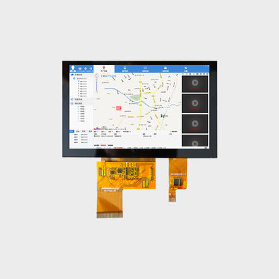 5.0 inch Medium And Small LCD Display 800×480 RGB 500 Nits Display Met Touch Panel