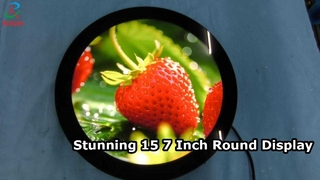 15,7 inch rond LCD-scherm 960 * 960 resolutie met Android-systeem.
