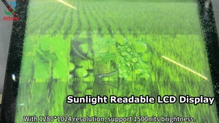 19 inch in zonlicht leesbaar LCD-scherm 800 nits