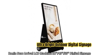 LCD-machine digitale signage voor restaurantsignage binnen en buiten